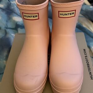 Hunter Blush Waterproof Boots